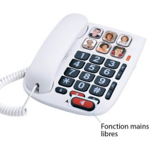Alcatel TMax 10 White Senior Corded Telephone