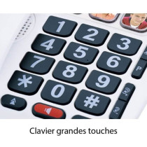 Alcatel TMax 10 White Senior Corded Telephone
