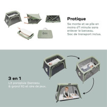 Babymoov Moov and Comfy 3-in-1 travel cot - From birth to 4 years - La