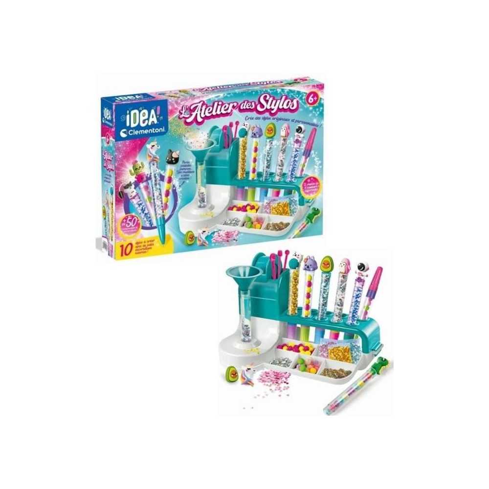 Clementoni - Atelier des Stylos - Crée et personnalise 10 stylos - Fa