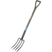 GARDENA Fourche a becher NatureLine– Manche bois 100% FSC – Poign