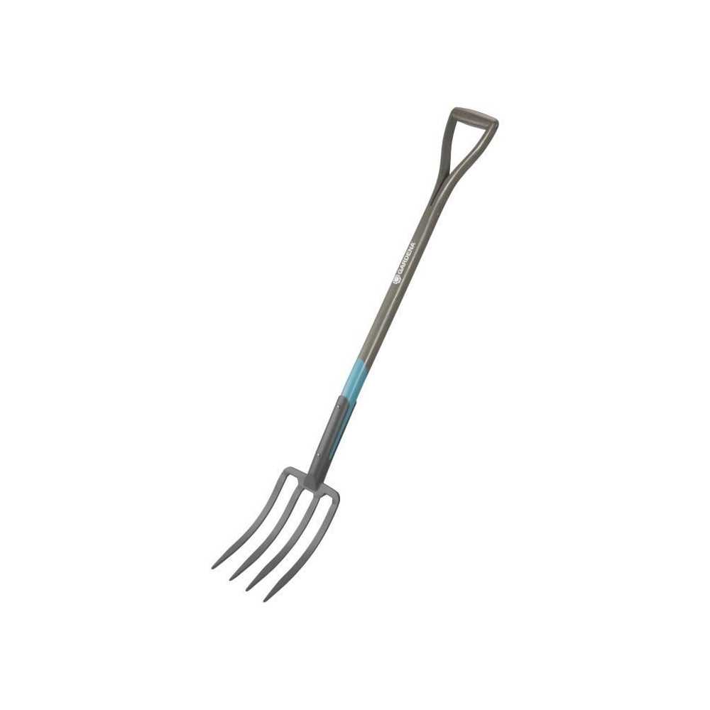 GARDENA Fourche a becher NatureLine– Manche bois 100% FSC – Poign