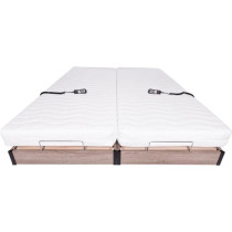 Ensemble relaxation matelas + sommiers électriques 2x80x200 - Mousse
