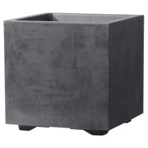Pot de fleur Cube - DEROMA - Millennium R - Anthracite - A réserve d'