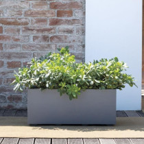 Jardiniere Muret - DEROMA - Millennium R - Ashgrey - A réserve d'eau