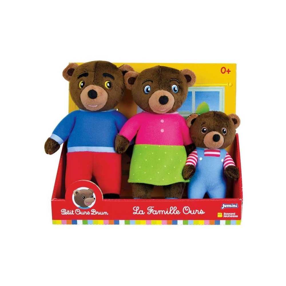 Coffret peluche - PETIT OURS BRUN - JEMINI - Famille : Maman ours, Pap