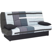 Clic clac 3 places DREAM - Tissu 100% Coton imprimé Piste Gris - Couc