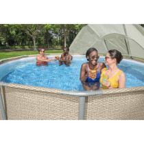 BESTWAY - Auvent pour piscine ronde - Diametre entre 305 cm et 549 cm