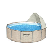 BESTWAY - Auvent pour piscine ronde - Diametre entre 305 cm et 549 cm