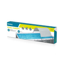 BESTWAY - Auvent pour piscine ovale et rectangulaire