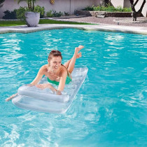 Matelas gonflable de piscine - BESTWAY - Gris