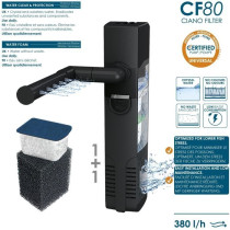 Aquarium 60 - CIANO - 58 L + Filtre + LED + Chauffafe + Consommable -
