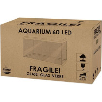 Aquarium 60 - CIANO - 58 L + Filtre + LED + Chauffafe + Consommable -