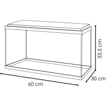 Aquarium 60 - CIANO - 58 L + Filtre + LED + Chauffafe + Consommable -