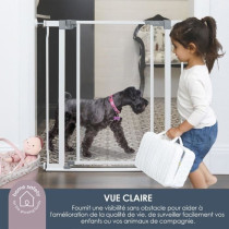 Barriere de sécurité a panneau transparent - DREAMBABY - Fonction ma