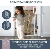 Barriere de sécurité a panneau transparent - DREAMBABY - Fonction ma
