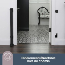 Extra haute barriere de sécurité rétractable - DREAMBABY - 60 a 140