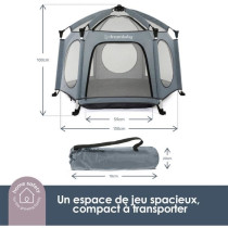 Adventure Parc Pop-Up - DREAMBABY - Tissu avec sac de transport - Hous