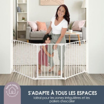 Barriere de sécurité enfant - Discovery 3 - DREAMBABY - 74,5 cm a 1,