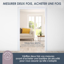 Barriere de sécurité enfant - Discovery 3 - DREAMBABY - 74,5 cm a 1,
