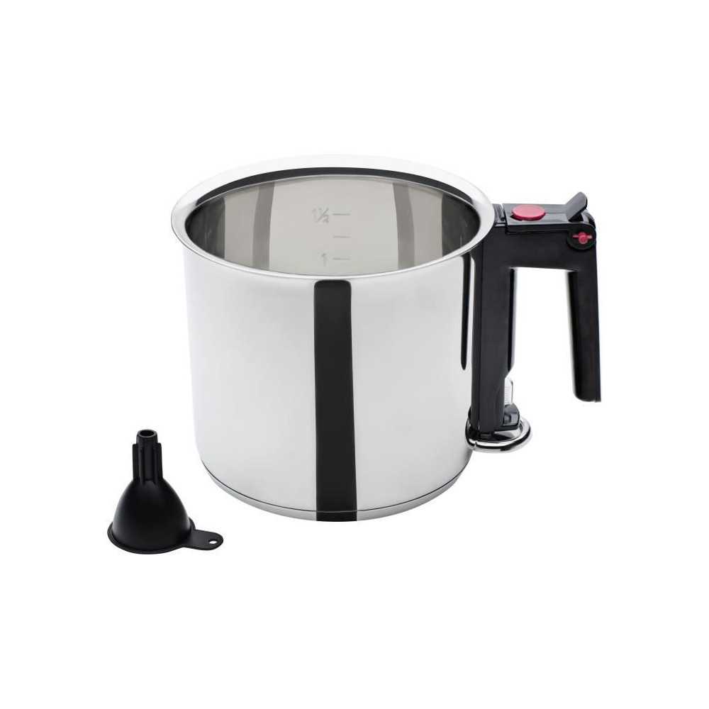 Bain-marie - GSW - 16 cm - 1, 5 L - Double paroi et réservoir - Induc