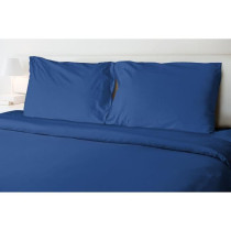 Drap plat - HOME LINGE PASSION - 240 x 300 cm - Bleu
