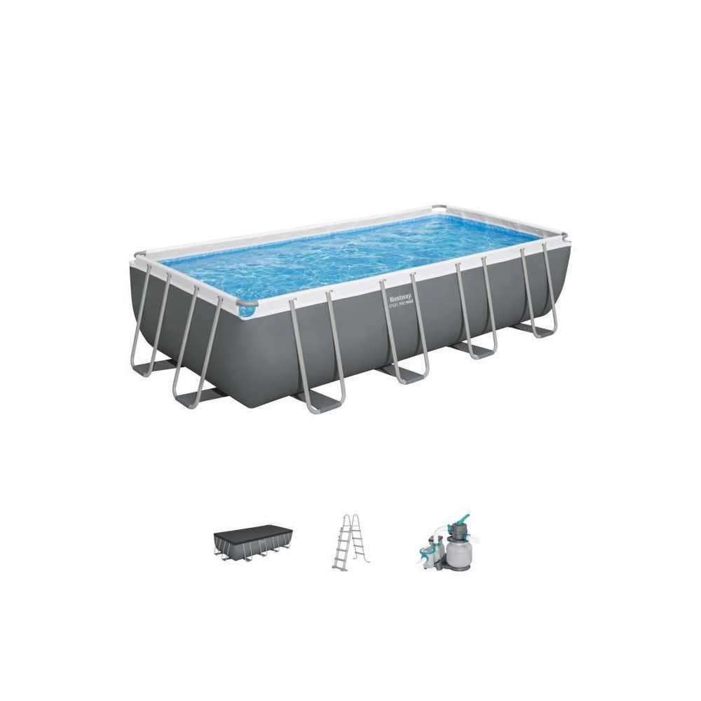 Kit Piscine hors sol tubulaire BESTWAY - Steel Pro Max - 549 x 274 x 1