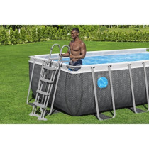 Kit Piscine hors sol tubulaire BESTWAY - Steel Pro - 488 x 244 x 122 c