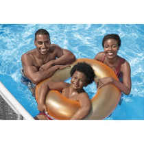 Kit Piscine hors sol tubulaire BESTWAY - Steel Pro - 488 x 244 x 122 c
