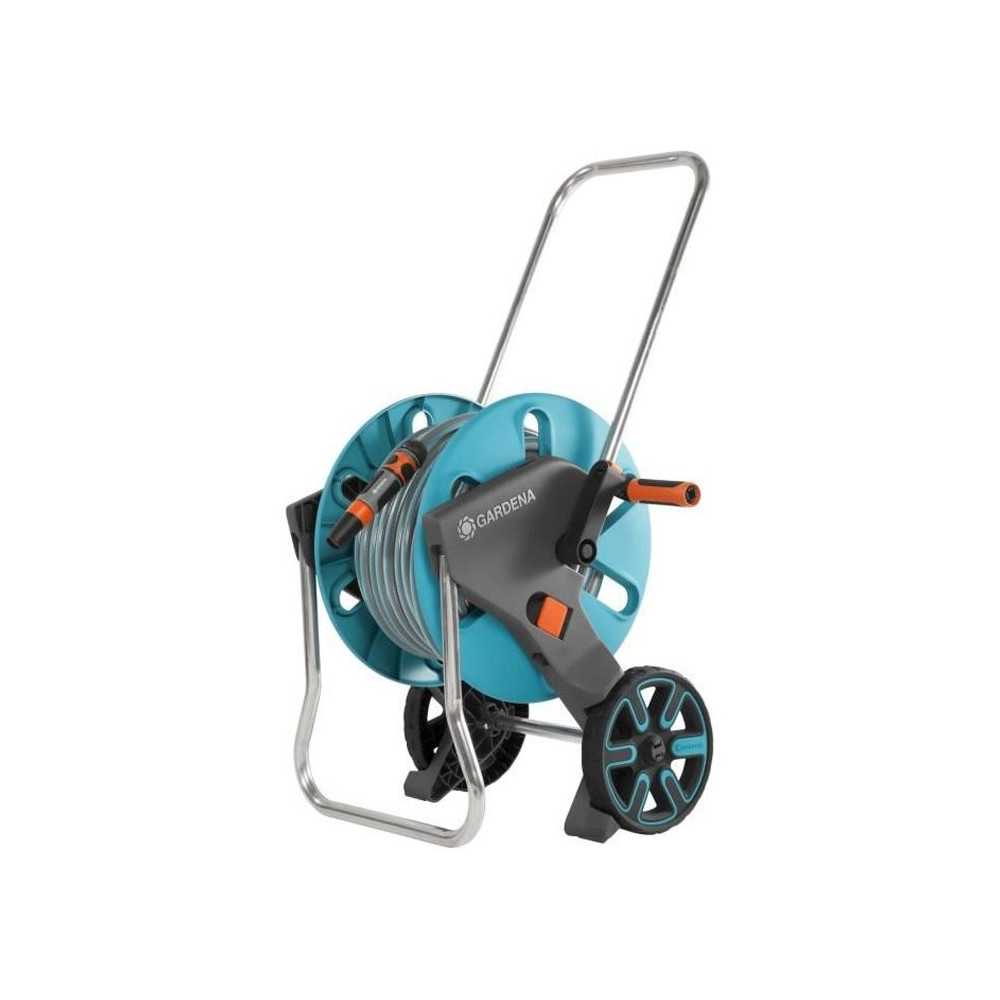 Dévidoir CleverRoll GARDENA taille M avec kit tuyau 25m - Adapté pou