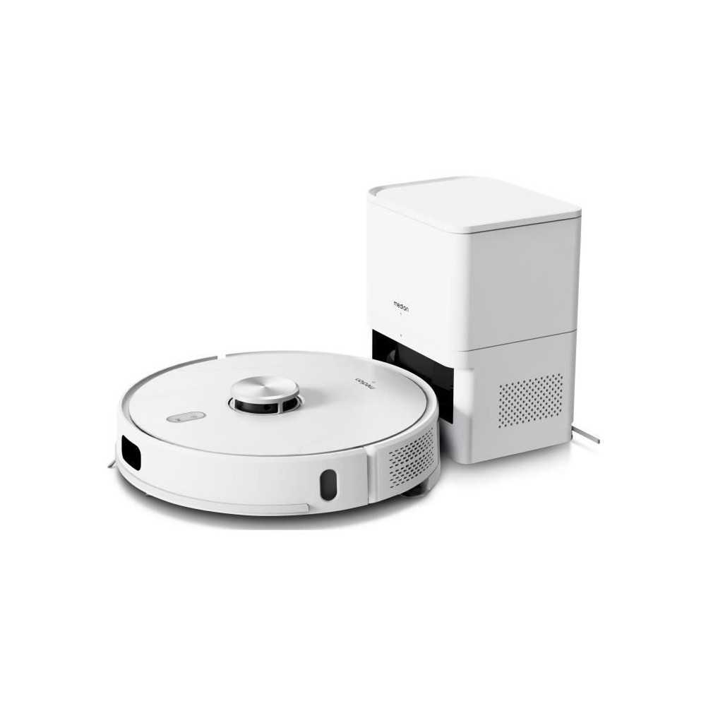 MEDION X41 SW+ - Robot Aspirateur Laveur avec station de Vidage - 200