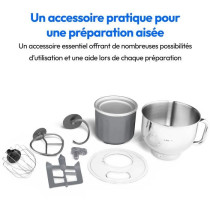Robot pâtissier - MEDION - MD18420 - 1200 W - 5 L - 8 vitesses - Bol