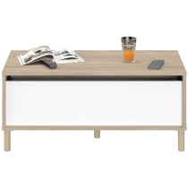 Ensemble meuble de salon - Meuble TV, table basse relevable, bahut hau