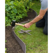 Ancres pour bordure de jardin en polypropylene - NATURE - H26,7 x 1,9