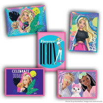 Album - PANINI - Barbie 65e Anniversaire - 192 stickers - Effets spéc