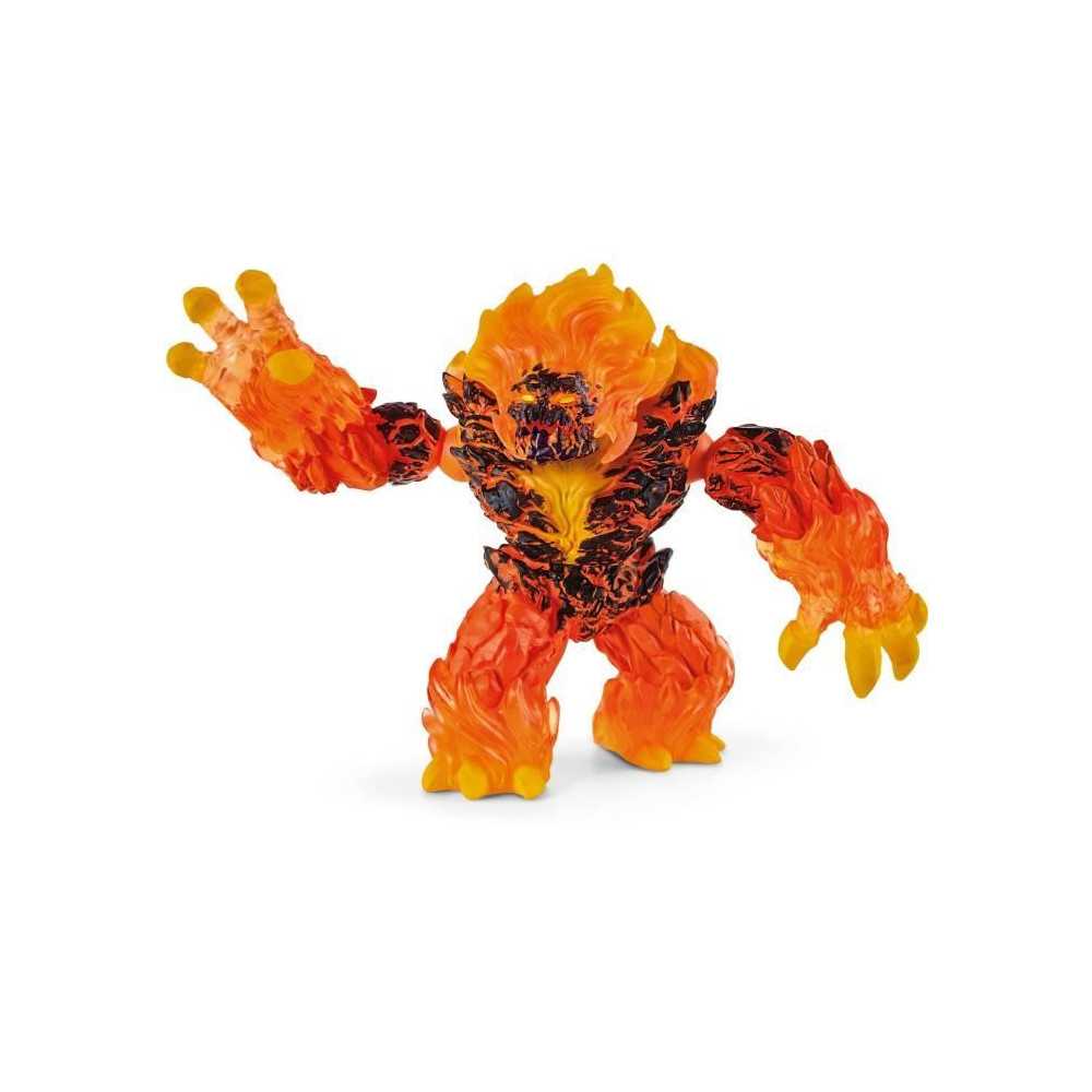 Démon de Lave, Figurine mythique avec bras et mâchoire mobiles, Joue