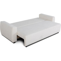 Canapé convertible - 3 places - PHARELL - Tissu Bouclette Beige - Cof