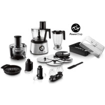 Robot de cuisine 6-en-1 - PHILIPS - HR7778/00 - 1300 W - 3,4 L - Inox