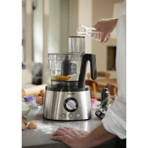 Robot de cuisine 6-en-1 - PHILIPS - HR7778/00 - 1300 W - 3,4 L - Inox