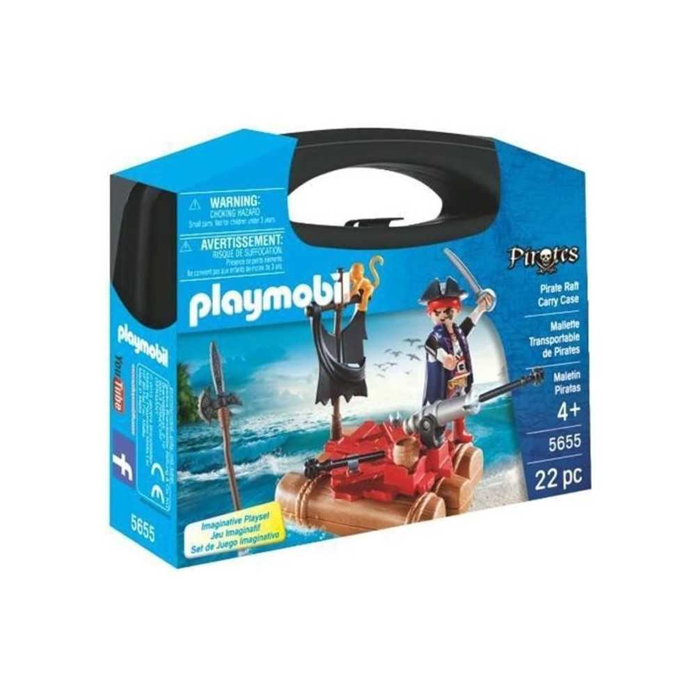 PLAYMOBIL - Valisette Pirates - Garçon - Canon et projectiles - 22 pi