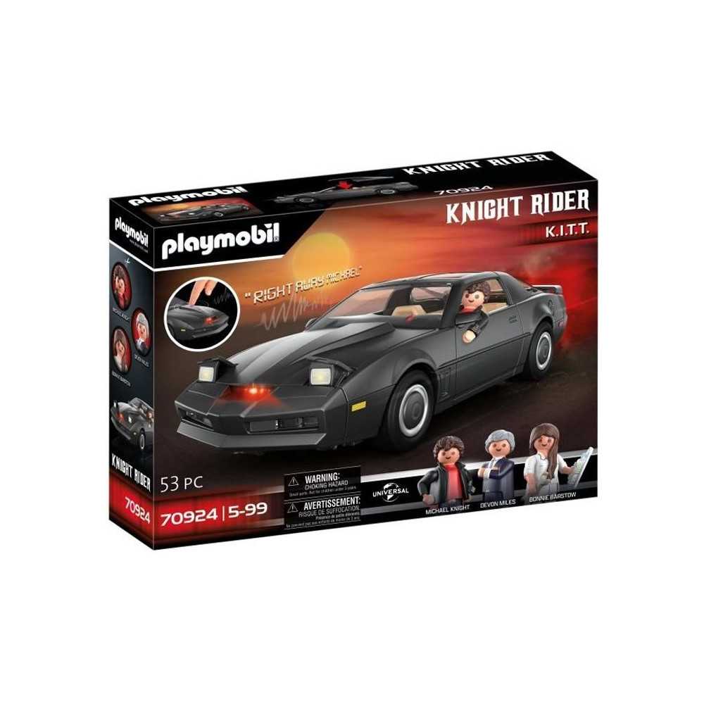 PLAYMOBIL 70924 K2000, The Knight Rider K.I.T.T, Classic Cars, Voiture
