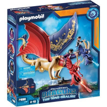 PLAYMOBIL - Dragons Nine Realms: WuWei & Jun - Jouet pour Enfant - 2 p