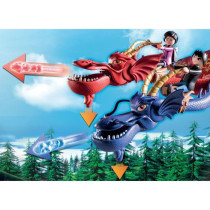 PLAYMOBIL - Dragons Nine Realms: WuWei & Jun - Jouet pour Enfant - 2 p