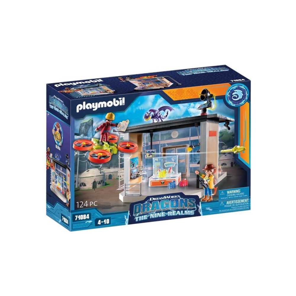 PLAYMOBIL 71084 Dragons Labo Icaris, Dragons : Les Neuf Royaumes, 124