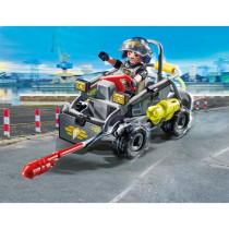 PLAYMOBIL 71147 Quad transformable de bandit, Les policiers Unité d'