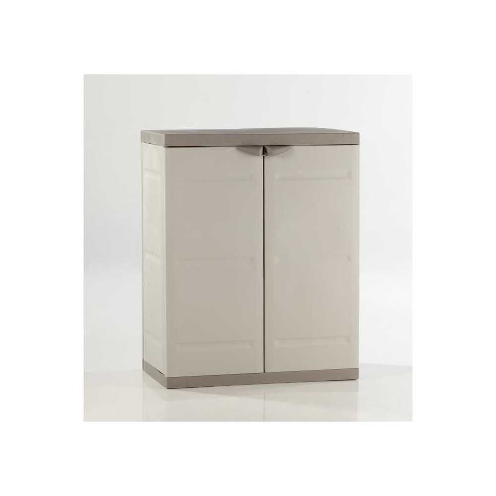 TITANIUM PLASTIKEN Armoire basse 2 portes avec étageres l70 x p44 x h