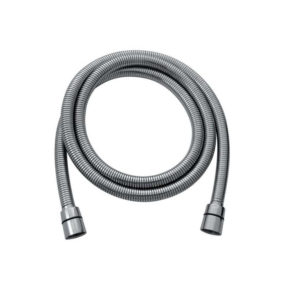 Flexible de douche - ROUSSEAU - double agrafage en inox chromé - exte