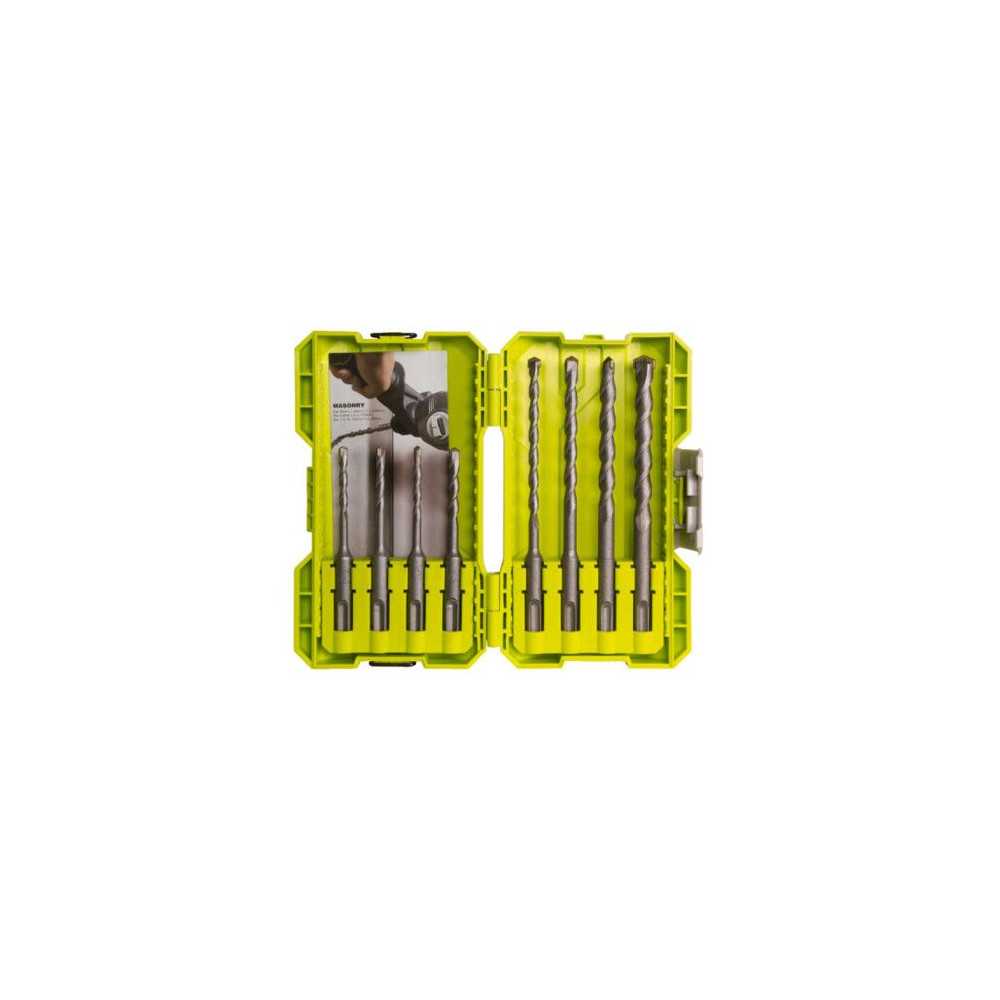 Coffret empilage 8 forets SDSPLUS RYOBI RAK08SDS2 Coffret empilage 8 forets SDSPLUS RYOBI RAK08SDS2