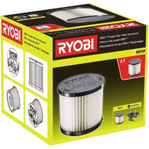 RYOBI - Filtre HEPA H12 amovible et lavable pour aspirateur d'atelier