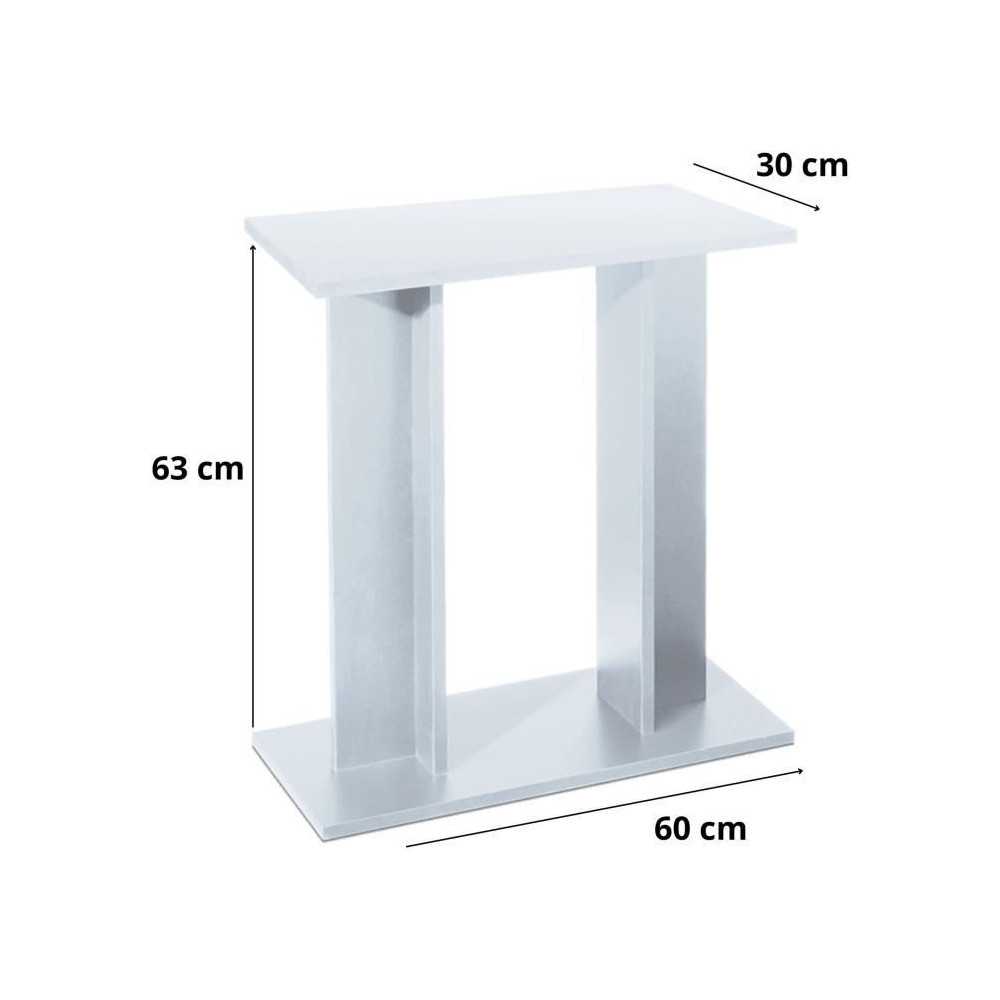 Aqua Tableau - Aqua - Tableau 60 - Blanc - Montage facile - Design mod